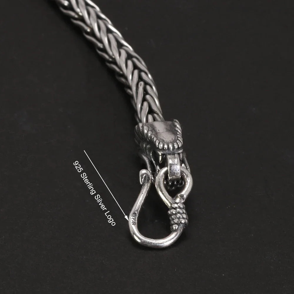 Bearded Dragon 925 Sterling Silver Bracelet