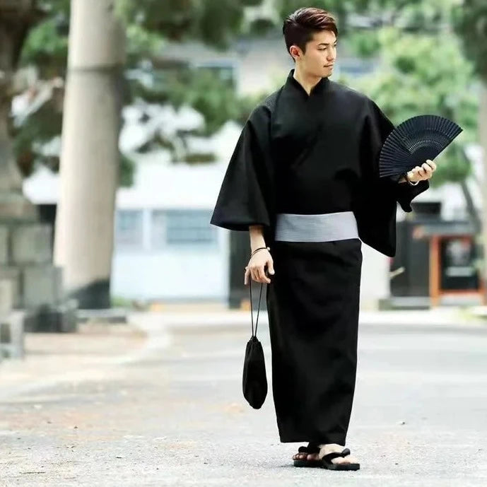 Black Yukata Robe