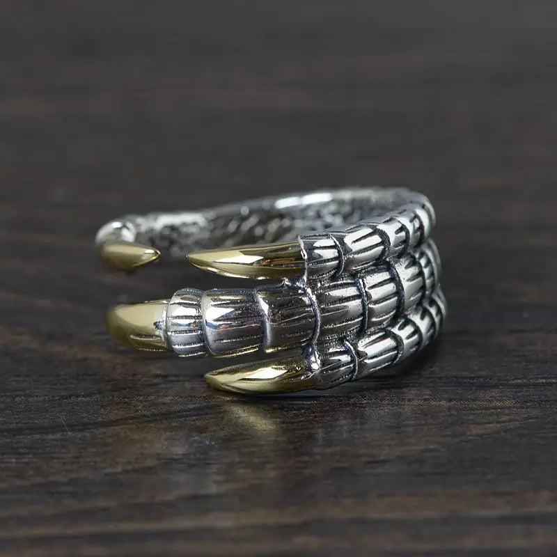 Dragon Claws Handmade 925 Sterling Silver Ring
