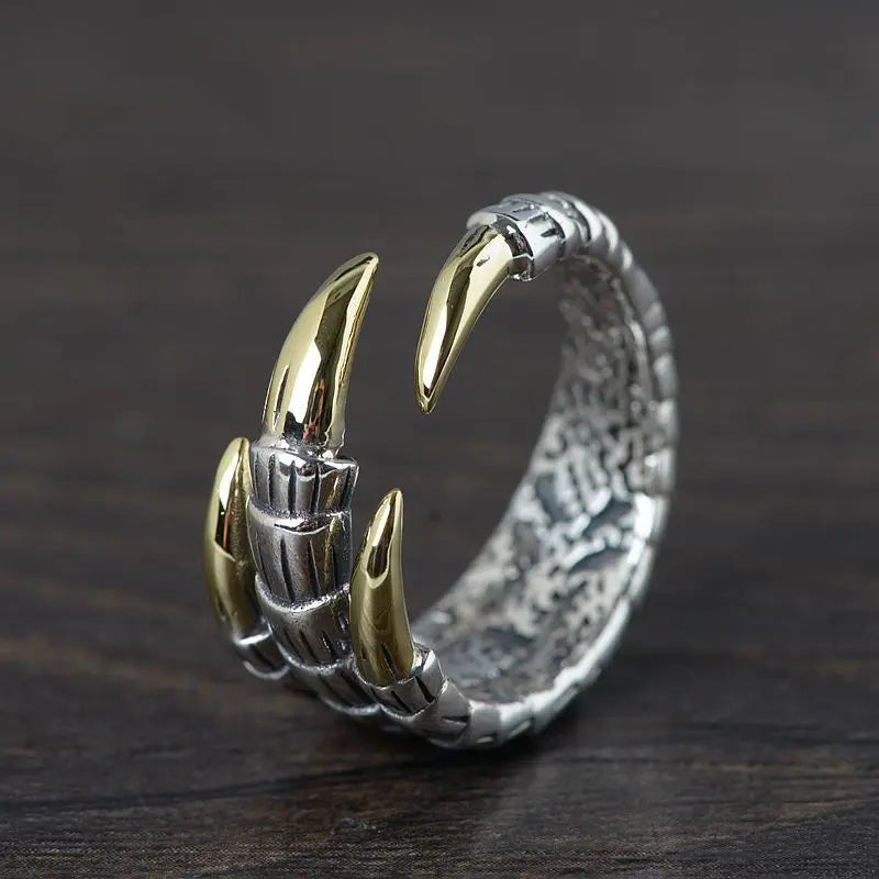 Dragon Claws Handmade 925 Sterling Silver Ring