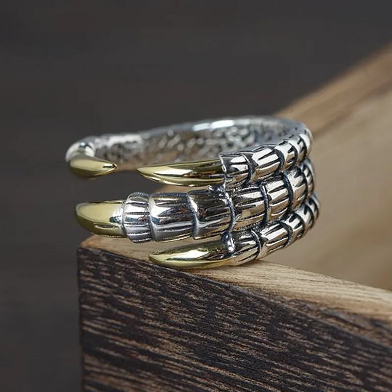 Dragon Claws Handmade 925 Sterling Silver Ring