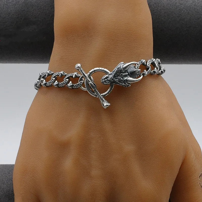 Dragon Orochi 925 Sterling Silver Bracelet