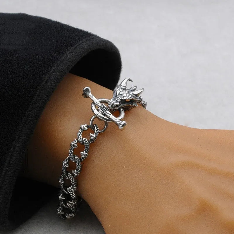 Dragon Orochi 925 Sterling Silver Bracelet