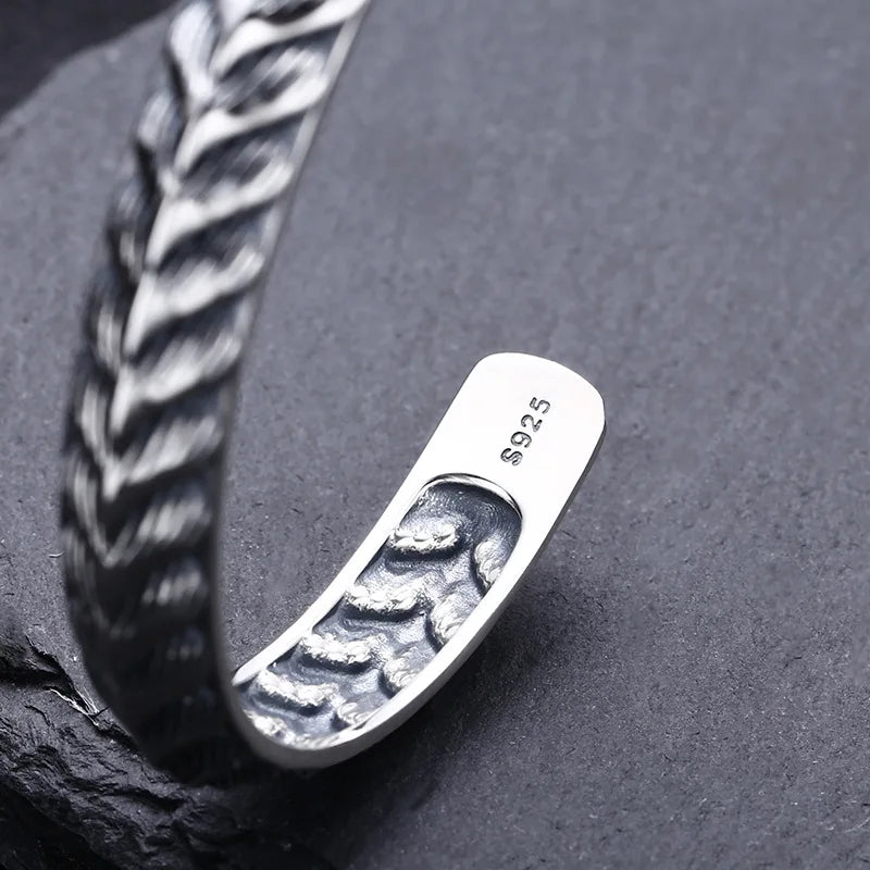 Dragonscales 925 Sterling Silver Bracelet