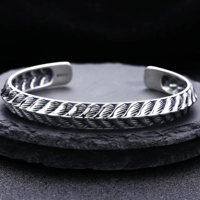 Dragonscales 925 Sterling Silver Bracelet