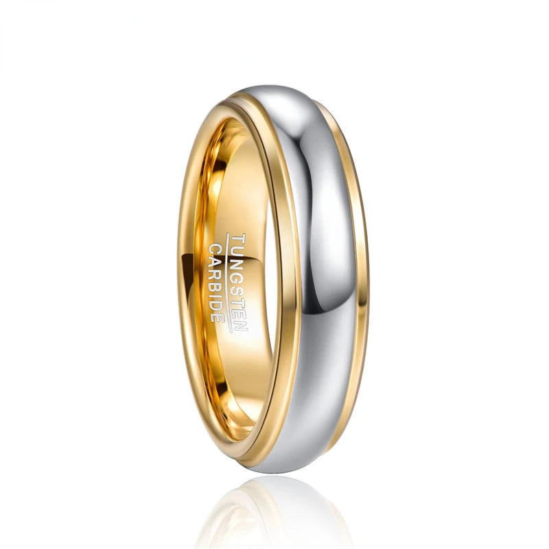 Ebisu the Kami of Fortune  Tungsten Carbide Wedding Band