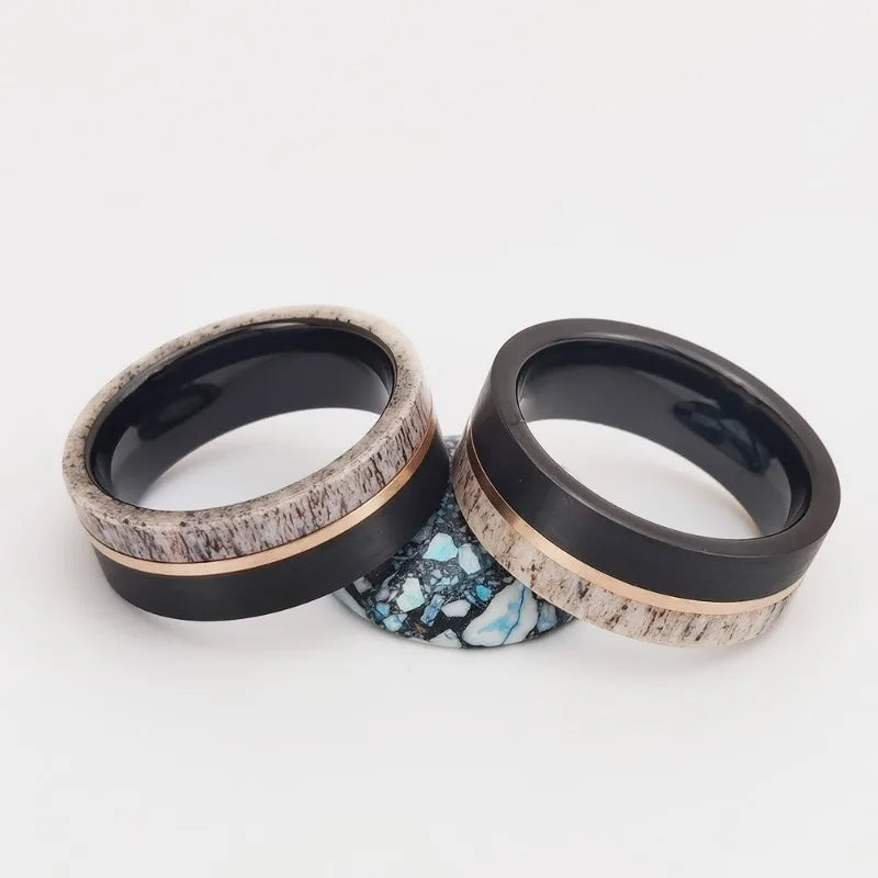 Guardian of Nara Tungsten and Deer's Antler Ring