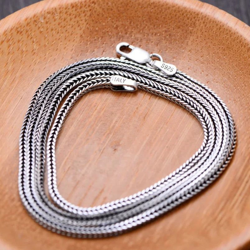 Kitsune 925 Silver Foxtail chain