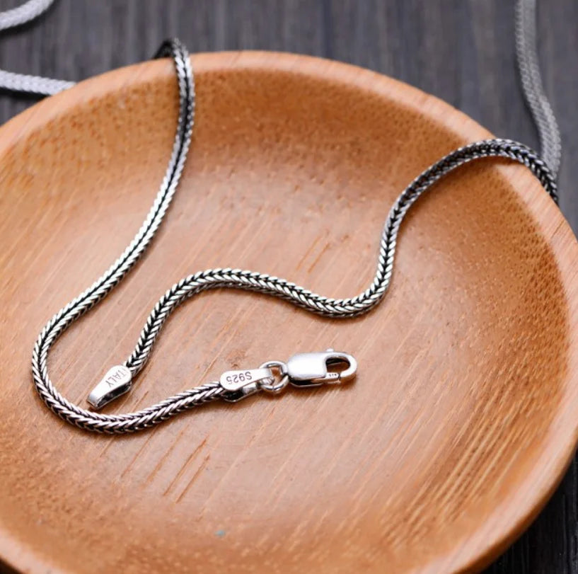 Kitsune 925 Silver Foxtail chain