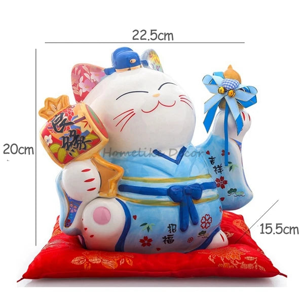 Maneki Neko Cat Happy Couple