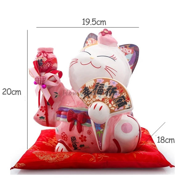 Maneki Neko Cat Happy Couple