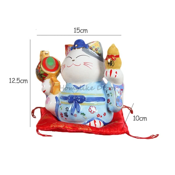 Maneki Neko Cat Happy Couple