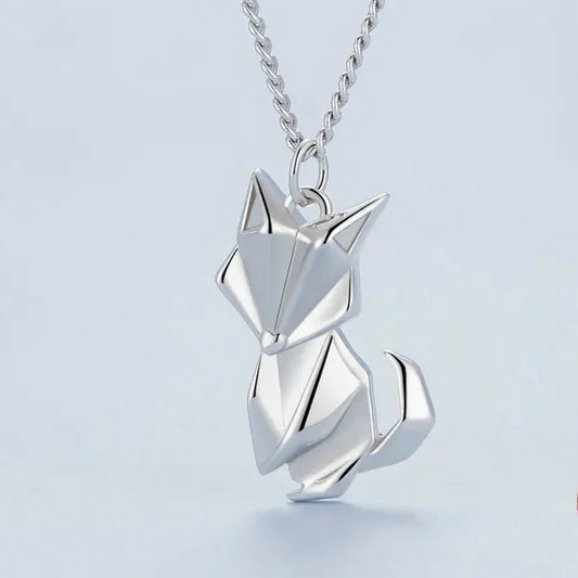 Kitsune the Spirit Fox 925 Sterling Silver Necklace