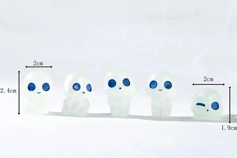 Kodama Glow in the Dark Figurine in Resin