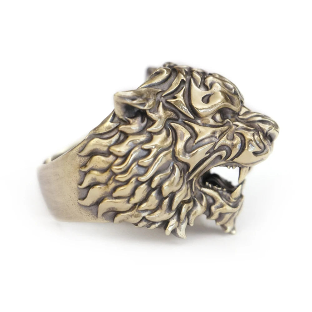 Mighty Tiger Brass Ring