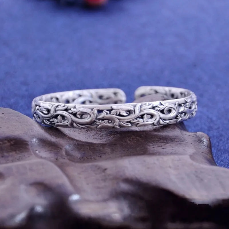 Branches of the Sakura Tree 999 Fine Silver Bracelet