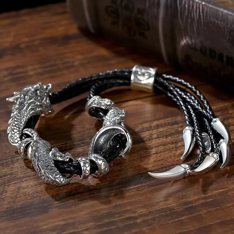 Orochi Dragon Steel Bracelet