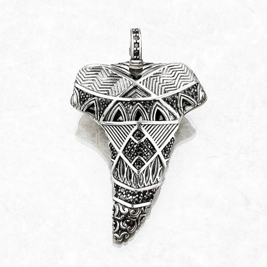 Shark Tooth of Samebito 925 Sterling Silver Pendant