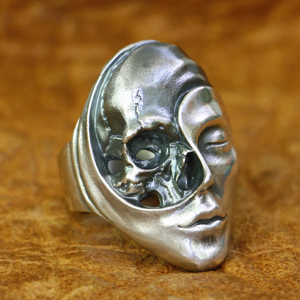 Shinigami Kami of Death 925 Sterling Silver Ring