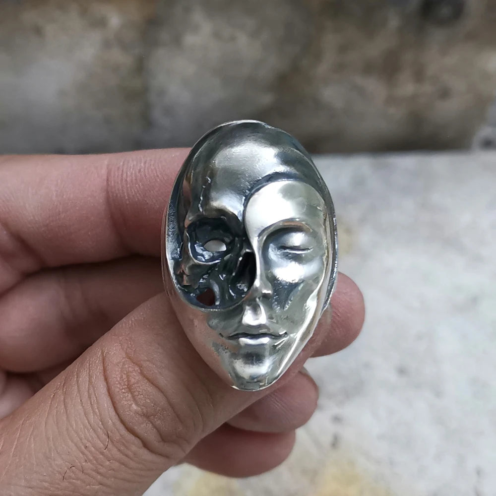 Shinigami Kami of Death 925 Sterling Silver Ring