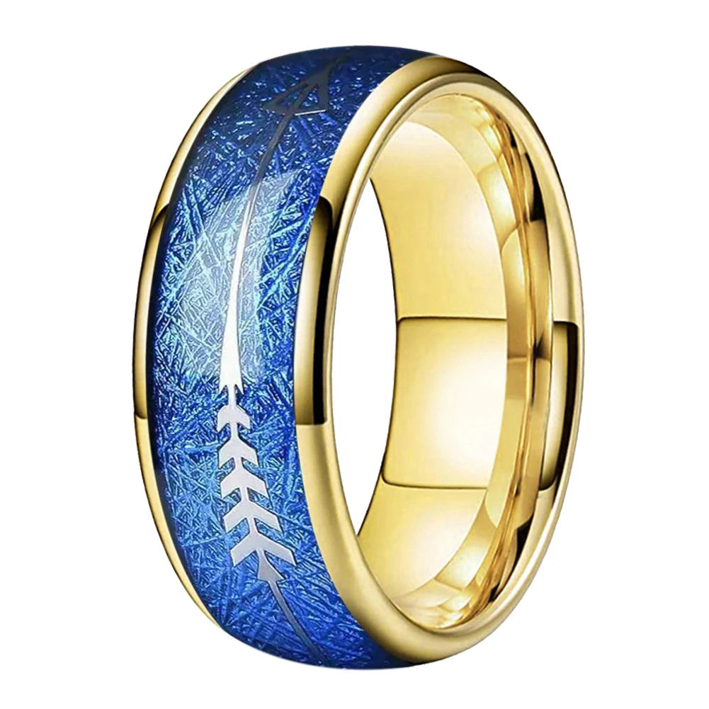 Shoot for the Sky Tungsten Carbide Ring