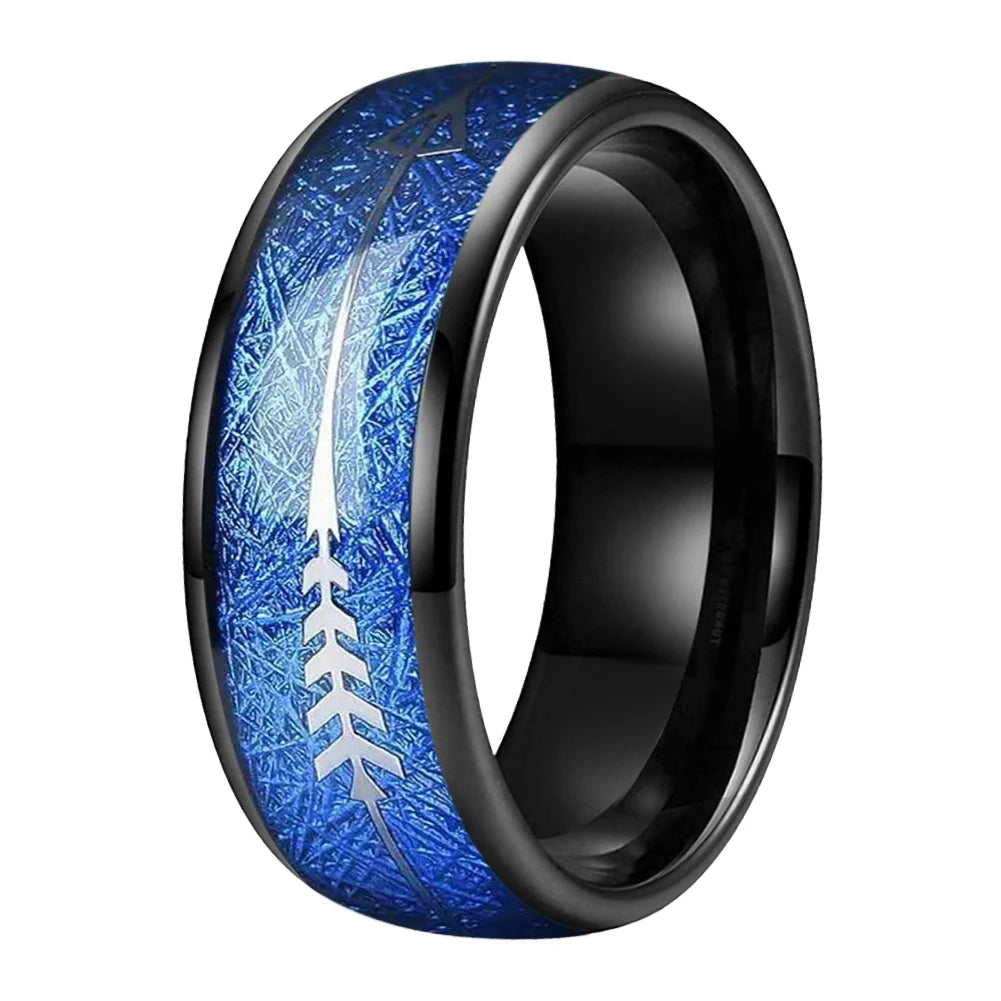 Shoot for the Sky Tungsten Carbide Ring