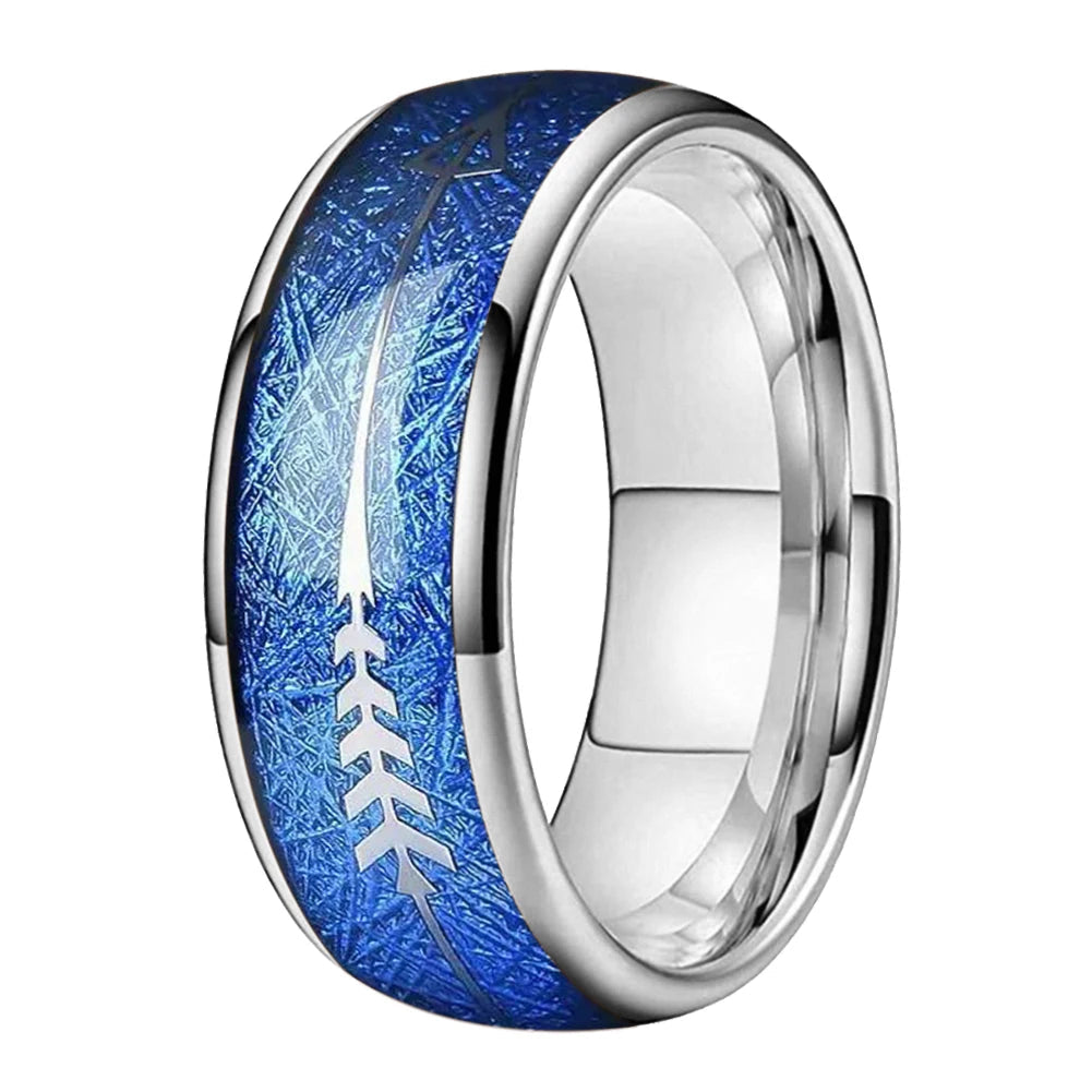 Shoot for the Sky Tungsten Carbide Ring
