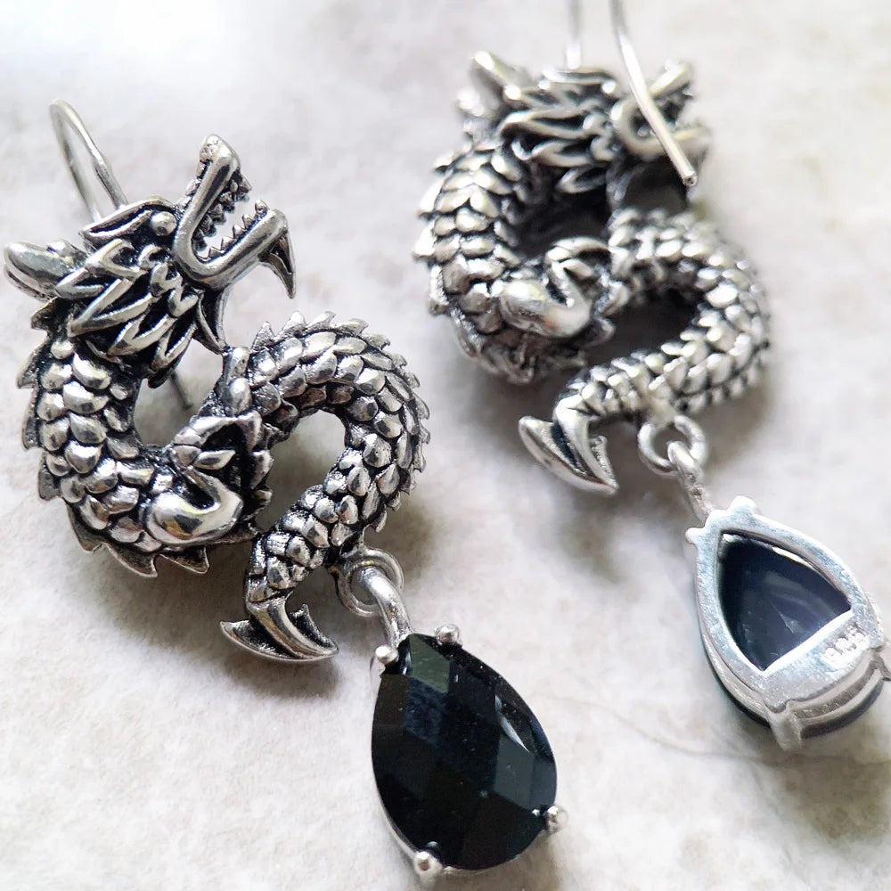 The Dragon Raiju 925 Sterling Silver Earrings