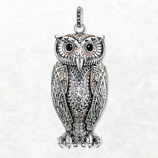 The White Owl 925 Sterling Silver Pendant