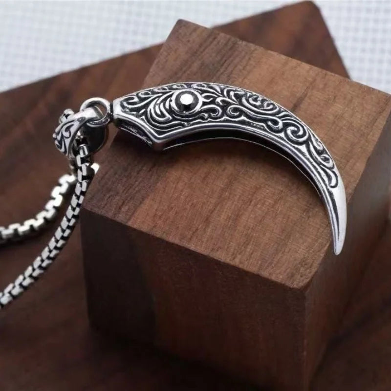 Wolf Claw 925 Sterling Silver Pendant