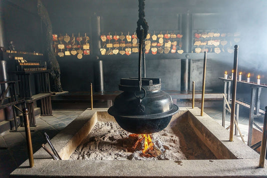 Japanese Eternal Flame of Mount Misen