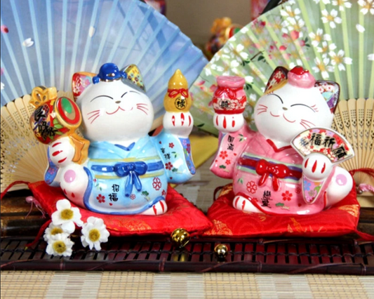 Maneki Neko The Beckoning Cat of Good Fortune