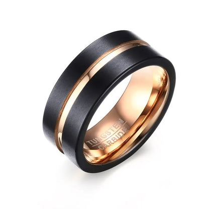 Bands of Fate Tungsten Carbide Ring