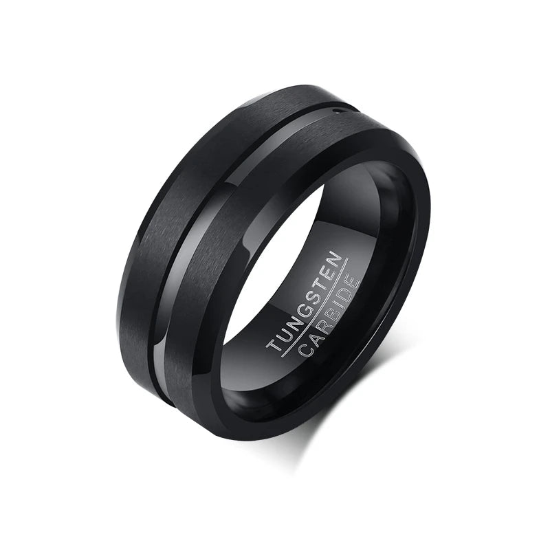 Bands of Fate Tungsten Carbide Ring