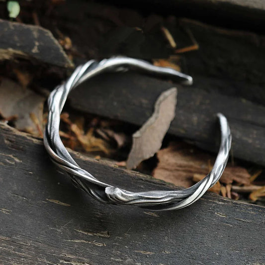 Branch of a Cherry Tree Steel  Bracelet