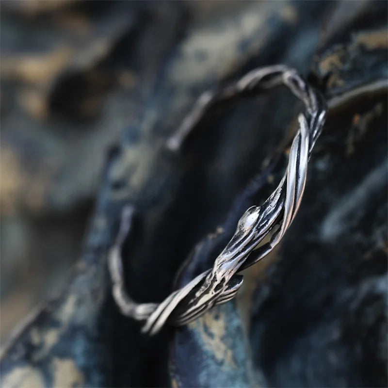 Branch of a Cherry Tree Steel  Bracelet