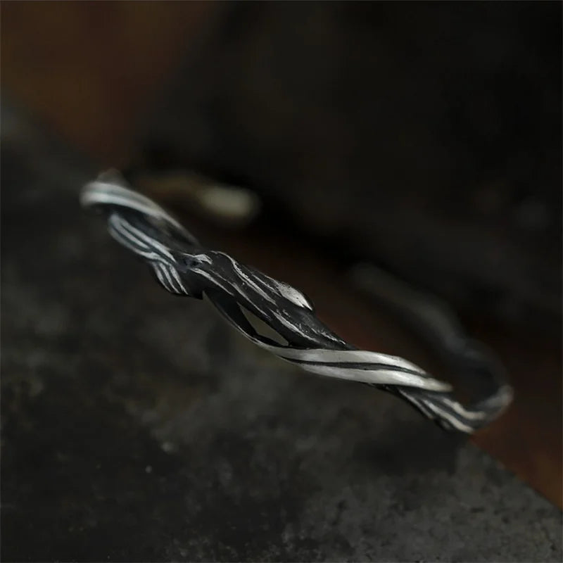 Branch of a Cherry Tree Steel  Bracelet