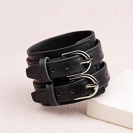 Bushi Wristband Genuine Leather Bracelet