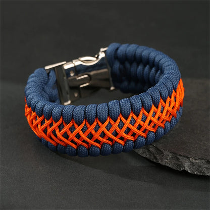 Bushi Braided Wristband Tactical Paracord Bracelet