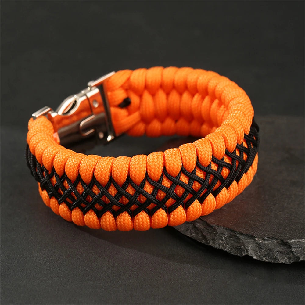 Bushi Braided Wristband Tactical Paracord Bracelet