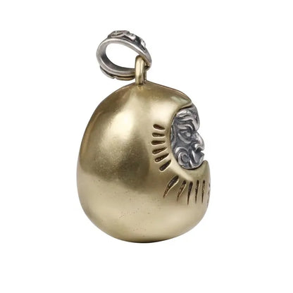 Daruma Doll 925 Silver Pendant