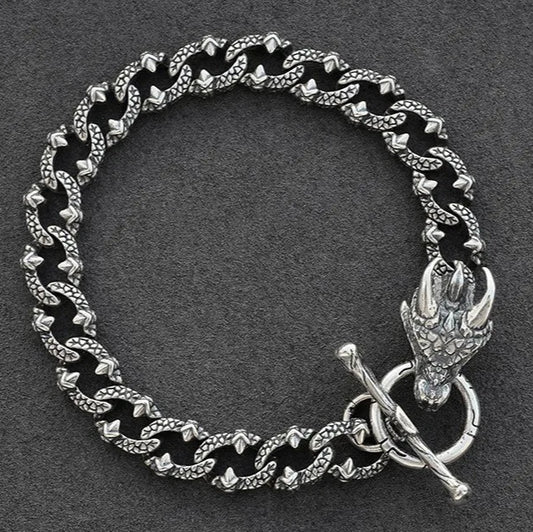 Dragon Orochi 925 Sterling Silver Bracelet