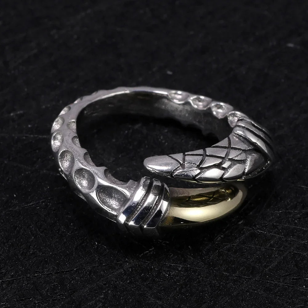 Dragon Single Claw Handmade 925 Sterling Silver Ring