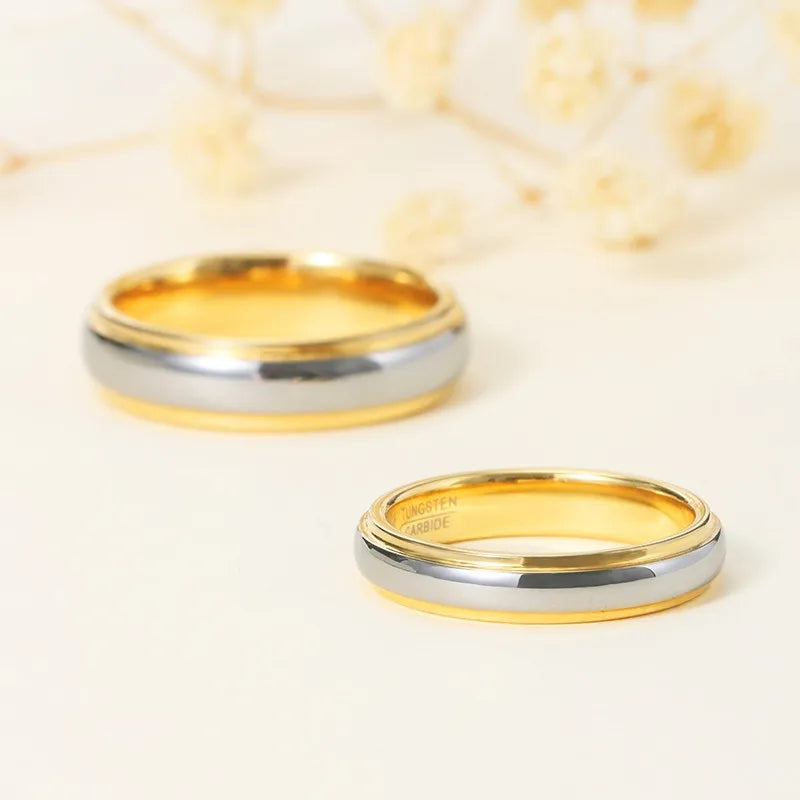 Ebisu the Kami of Fortune  Tungsten Carbide Wedding Band