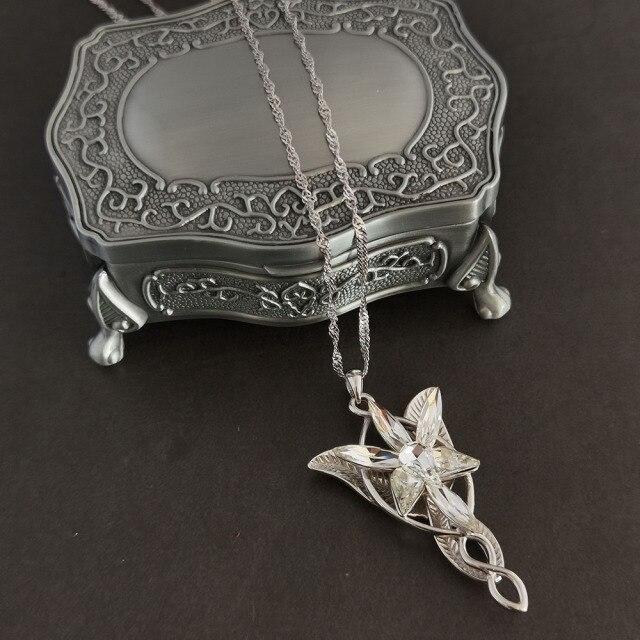 Evenstar 925 Sterling Silver Necklace with Zircon Stones
