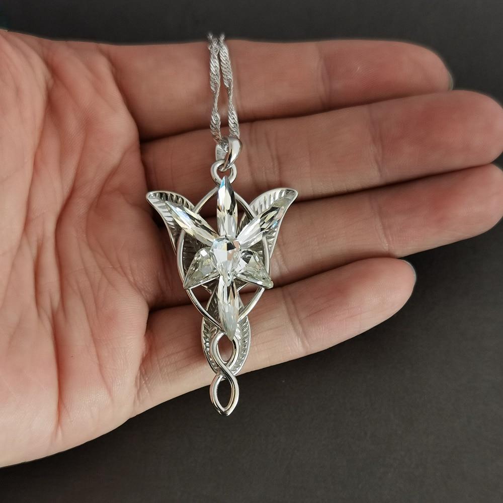 Evenstar 925 Sterling Silver Necklace with Zircon Stones