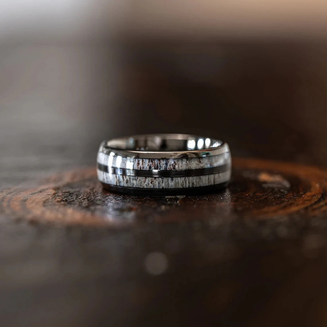 Guardian of Nara Tungsten and Deer's Antler Ring