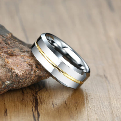 Bands of Fate Tungsten Carbide Ring