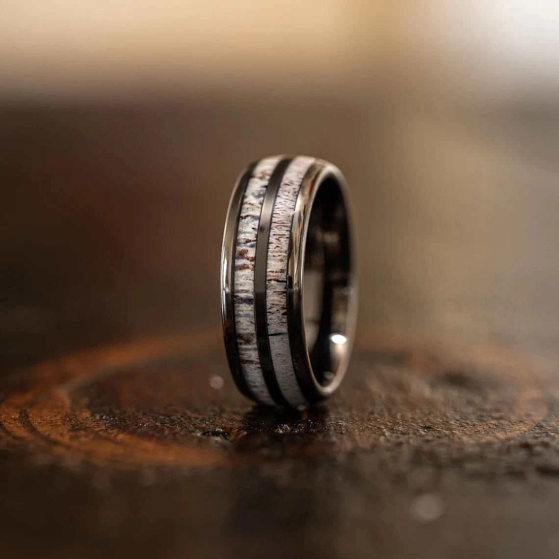 Guardian of Nara Tungsten and Deer's Antler Ring
