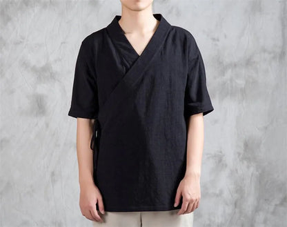 Short Sleeve Kimono Shirt